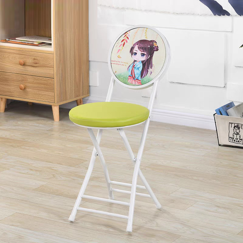 Fille au visage vert [style disque de fer]