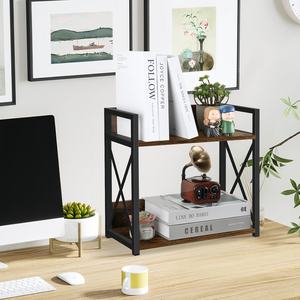 Tezgah raf organizatör kahve Bar aksesuarları, baharat rafı, kahve sayacı raf 2 Tier kahve organizatör istasyonu için kupalar bardaklar - Product Image 3