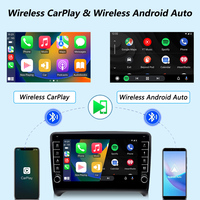 LELV Linux pour Audi TT 8 pouces 2006-2014 Sportback Tableau de bord IPS Lecteur multimédia autoradio sans fil Carplay Android Auto