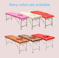 Haute qualité en acier inoxydable pliable Salon cils lit Offre Spéciale meubles chambre hôtel utilisation Durable métal Massage Bede Table