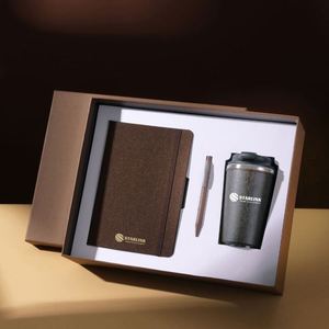 Set de Regalo Ecológico FX Cooperate: Powerbank, Cuaderno de Papel Reciclado, Bolígrafo y Taza de Café - Product Image 2