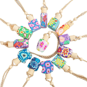 Car Hanging Colorful Bottle Invigorating Polymer <b>Clay</b> Car Perfume Pendant - Product Image 5