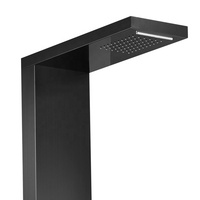 Colonne de douche en acier inoxydable avec panneau de douche effet pluie et système de massage corporel