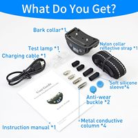 Meistverkauftes Automatisches Anti-Bell-Halsband aus Kunststoff, Wiederaufladbar, IP65 Wasserdicht, USB-Sicheres Elektrisches Hundetrainingshalsband