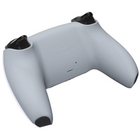 Coque arrière personnalisée grise eXtremeRate Soft Touch Grip pour manette PS5