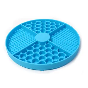 Custom Lick Mat Pet Licking Mats With Suction Cups For Anxiety Relief Cat Treats Food Mat Slow Feeder Dog Bowls