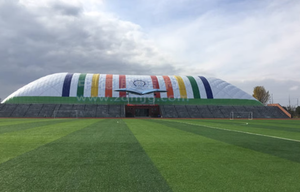 โดมกีฬาเป่าลมแบบยืดหยุ่นพร้อมแผงกันกระแทกสำหรับสนามเทนนิสและห้องจัดแสดงนิทรรศการ - Product Image 4