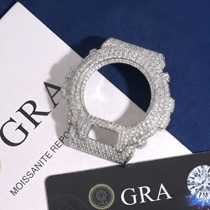 Boîtier de remplacement UWIN Iced Out entièrement serti de CZ pour montre G-Shock DW6900, accessoire de modification de montre en métal Bling Bling - Product Image 2