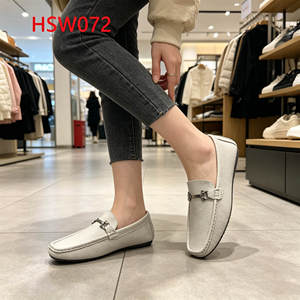 LXG, Chaussures Mocassins Premium à Enfiler Série Week-end, <span class=keywords><strong>Meilleures</strong></span> Ventes, Faciles d'Entretien, Entièrement en Cuir Blanc, Modèle Penny HSW072 - Product Image 4