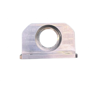 Piezas de Acero Inoxidable Fresadas por CNC Personalizadas |   Componentes de Mecanizado CNC de Precisión, Bloque de Soporte de Eje con Montaje de Brida - Product Image 1