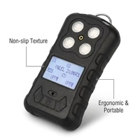 Analizador de Gases Múltiples HIREP, Detector Portátil de Alta Precisión para CO2/O2/H2S/CO con Pantalla LCD de 2.0'', ATEX
