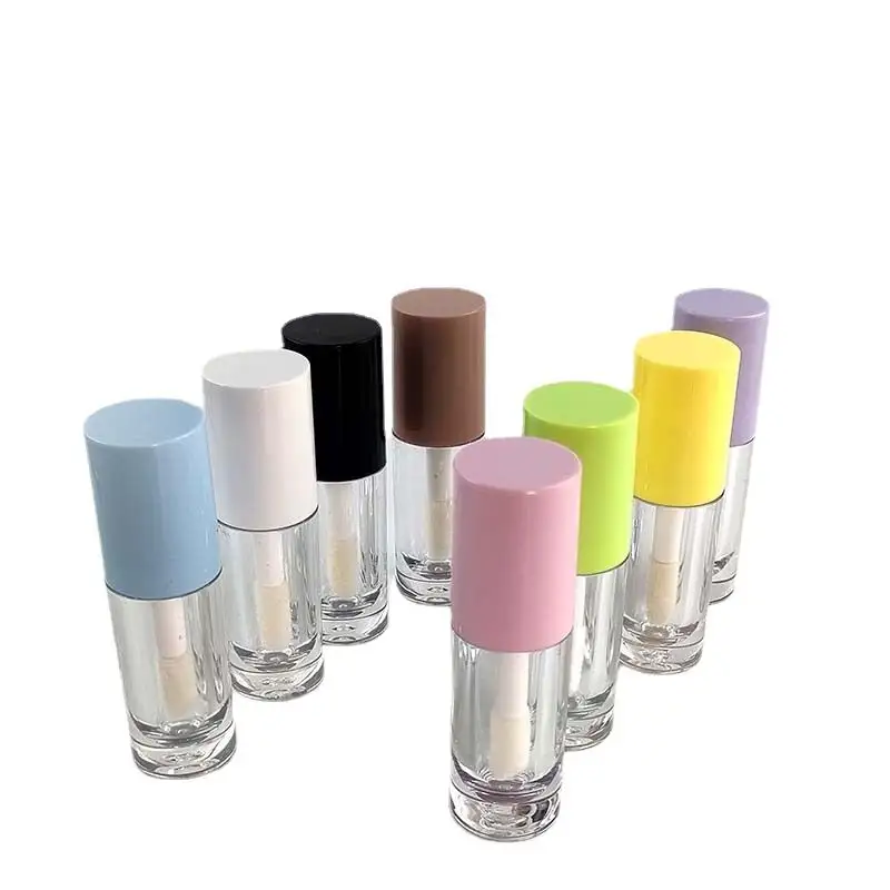 Fornecimento mini lip gloss tubo 6.5ml batom tubo 5ml vazio grossista grosso aplicador lip gloss tubos vazios
