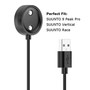 Cargador de reloj inteligente para <span class=keywords><strong>Suunto</strong></span> 9 Peak <span class=keywords><strong>Pro</strong></span> Spartan, base de carga de reloj inteligente para <span class=keywords><strong>Suunto</strong></span> 7 5 3 Fitness Ambit, cable de carga USB - Product Image 4