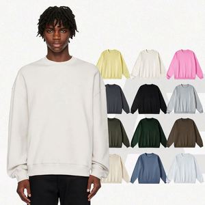 H5486 Sudaderas de Primavera con Cuello Redondo, Forro Polar de Spandex/Poliéster de 300 Gramos, Diseño de Dibujos Animados, para Hombre y Mujer, al por Mayor, Personalizables - Product Image 1