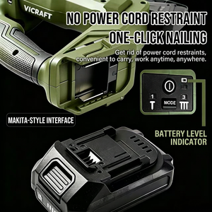 Pistolas neumáticas y eléctricas para clavos rectos y grapas F50, con opciones con y sin escobillas, venta directa de fábrica. - Product Image 3