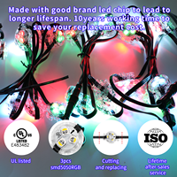 Spot lumineux led coloré à 3 points, éclairage de vacances, luminaire décoratif d'intérieur, populaire, idéal pour la vidéo