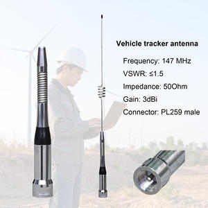 Antena de Látigo de Acero Inoxidable VM10A 147MHz CB, Base de Resorte Flexible de Alta Resistencia para Camioneta, Jeep, Todoterreno, <span class=keywords><strong>Radio</strong></span> de Banda Ciudadana - Product Image 2