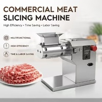Trancheuse à viande fraîche, petite trancheuse manuelle commerciale pour bœuf, mouton et porc, modèle de table