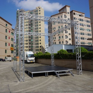 Height adjustable walk away stage movable event stage - Product Image 2