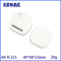 Boîtier de commutateur WiFi Tuya en ABS PC ignifuge 49*48*23mm, boîtier de jonction PCB, boîtier de protection IP54, télécommande intérieure