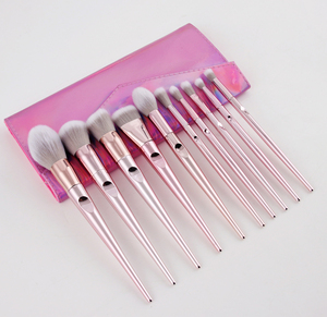Lujo Rosa silicona diamante ceja delineador en polvo de alta calidad 10 piezas húmedo y salvaje juego de maquillaje con logotipo personalizado para uso facial - Product Image 6