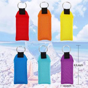 Estuche portátil para lápiz labial con clip para llavero, soporte para brillo labial y bálsamo labial - Product Image 2