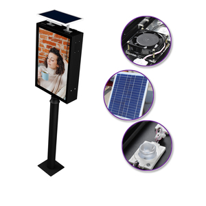 Thiết Kế Mới Đường Phố Năng Lượng Mặt Trời Poster Dẫn Ánh Sáng Quảng Cáo Cực Dẫn Hộp Ánh Sáng Ngoài Trời Luminous Quảng Cáo Đèn Hiển Thị Biển Quảng Cáo - Product Image 3