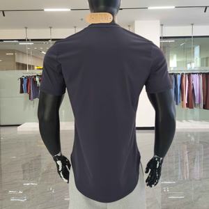 Camisetas de Algodón y Elastano para Hombre, Personalizadas, de Alta Calidad, con Dobladillo Curvo, Estampadas, Holgadas, Cortas - Product Image 6