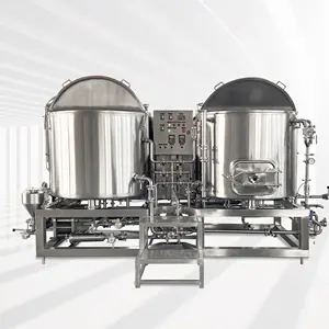 每批4BBL新星啤酒厂交钥匙项目工艺啤酒设备酿造系统微型啤酒厂设备