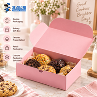 Boîte d'expédition en carton ondulé personnalisée et recyclable pour présentation de desserts et de friandises lors de fêtes (vente en gros)