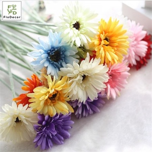 Artificiale African Margherita del Gerbera Del Fiore Panno di Seta Della Decorazione Della Casa Tavolo Pezzo Centrale della Festa Nuziale Di Natale Showroom di Plastica - Product Image 5
