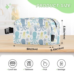 Small Cooler Bag Freezable Lunch Bag for Work School Travel Customs Cute Cartoon Lunch Bag for Adults Kids - Product Image 3