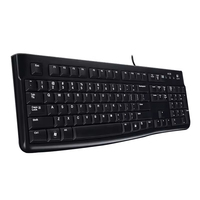 Clavier filaire USB Logitech K120 pour PC, ordinateur portable, étanche, économique