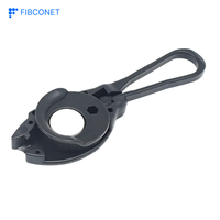 Kabel Serat Optik FB-A15 Bahan Nylon PA66 Bentuk Ikan Tahan UV 1.5kN Untuk Penggunaan Overhead Diameter Kawat 2-6mm
