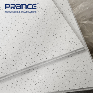 Types de matériaux de plafond carreaux de plafond suspendus acoustiques en fibres minérales - Product Image 4