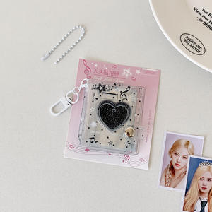 Bon marché, vente en gros, mini album <span class=keywords><strong>photo</strong></span> de 2 pouces, pendentif de sac, dessin animé mignon, livre de rangement, porte-clés en PVC - Product Image 5
