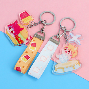 Vograce Móc Khóa Dây Buộc Tùy Chỉnh Kèm Dây Đeo Cổ Tay Móc Khóa Dây Thăng Hoa Cổ Tay Vui Nhộn - Product Image 3