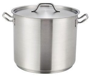 High Quality 3-ply Bottom Classic Stainless Steel Cooking <b>Pot</b> Stock <b>Pot</b> Soup <b>Pot</b> Gas & <b>Induction</b> Ready Premium Kitchen Tools - Product Image 1