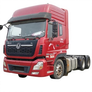 Camion tracteur diesel Dongfeng 6x4 Euro 5 d'occasion avec caméra arrière, conduite à gauche, poids lourd, pour <span class=keywords><strong>transport</strong></span> <span class=keywords><strong>longue</strong></span> <span class=keywords><strong>distance</strong></span>, 450 CV+ - Product Image 1