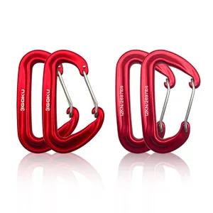 Natural Aluminum Carabiner Quick Links Wiregate Carabiner Printing words