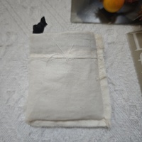 Sac en coton imprimé avec logo personnalisé, pochette en coton naturel, sac en mousseline à cordon 100% coton GOTS, sac à bijoux