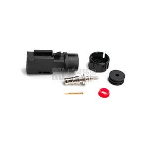 Водонепроницаемый разъем Fakra, гнездо, черный, обжимной, RG174 1.5DS для автомобильных антенн и GPS-систем - Product Image 3