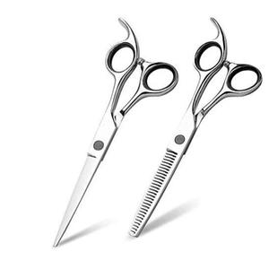 กรรไกรตัดผม C6-6.0 นิ้ว สแตนเลส สำหรับซอยผม หัวตรง ด้ามจับขนาดกลาง ใช้สำหรับงานเสริมสวย รุ่นพรีเมียม - Product Image 1
