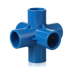 5 Way Pvc Pipe Connector Pipe Fitting 90 Degree Connector Garden Irrigation Tube Adapter