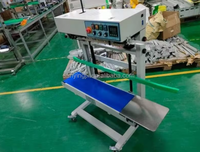 Scelleuse à bande verticale robuste FR1120L pour sachets de riz, aliments pour animaux de compagnie, sacs en plastique, machine de scellage thermique continu