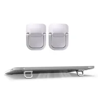 2pcs Portable Mini Laptop Stand Riser Zinc Alloy Computer Keyboard Stand pour Notebook Holder