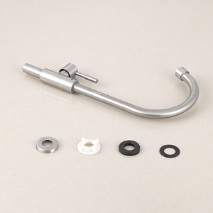 Bán Buôn Hiện Đại Đơn Giản 304 Thép Không Gỉ Duy Nhất Nước Lạnh Vòi Nước Nhà Bồn Rửa Nhà Bếp Lưu Vực Bề Mặt Gắn Kết Chải Vòi Nước - Product Image 5