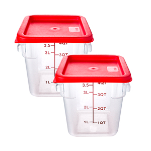 Commercial Household Polycarbonate <strong>Square</strong> 2L/4L/6L/8L/12L/18L/22L Storage <strong>Container</strong> Transparent Storage Box Food <strong>Container</strong> - Product Image 3