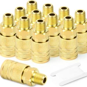 Acoplamientos Rápidos Estilo Americano de 1/4 NPT con Recubrimiento de Cobre, Soporte OEM Personalizado - Product Image 2
