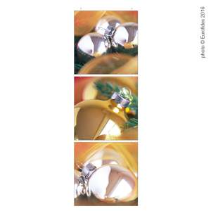 Ciondolo palla natale d'oro 39 cm x 120 cm - Product Image 1